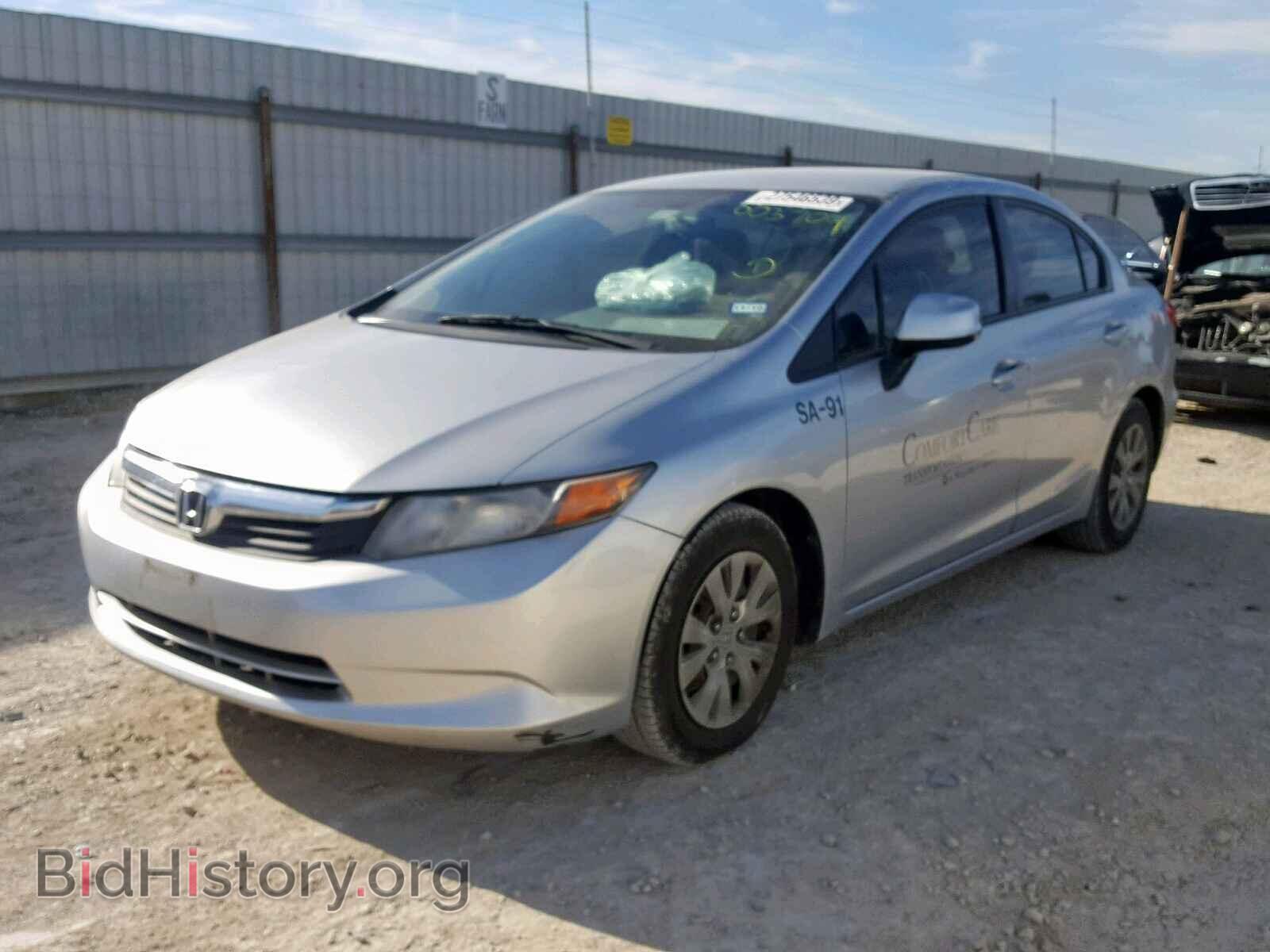 2012 HONDA CIVIC LX - VIN: JHMFB2F52CS003704 - Фото 2