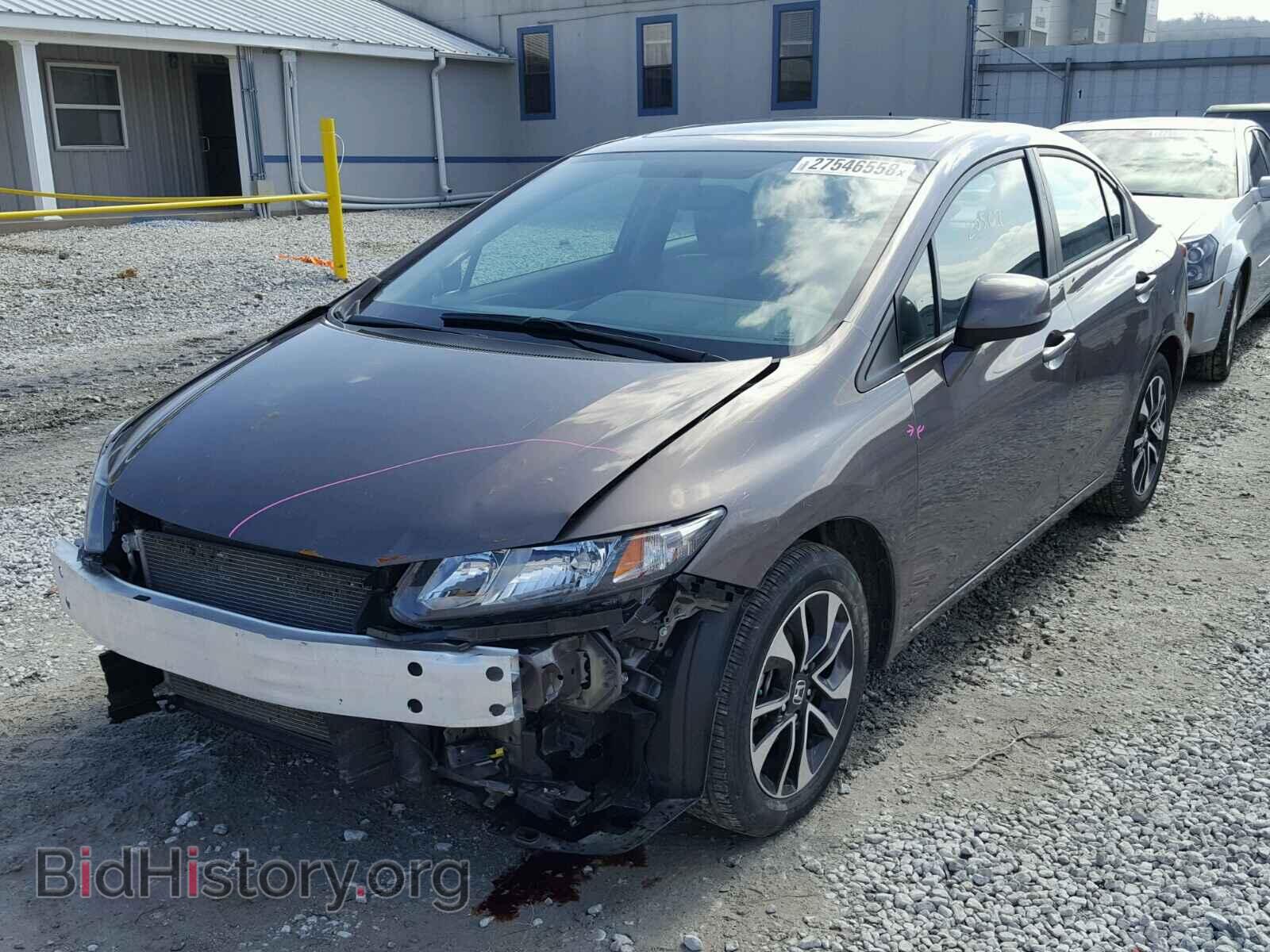 2013 HONDA CIVIC - VIN: 2HGFB2F90DH543552 - Фото 2