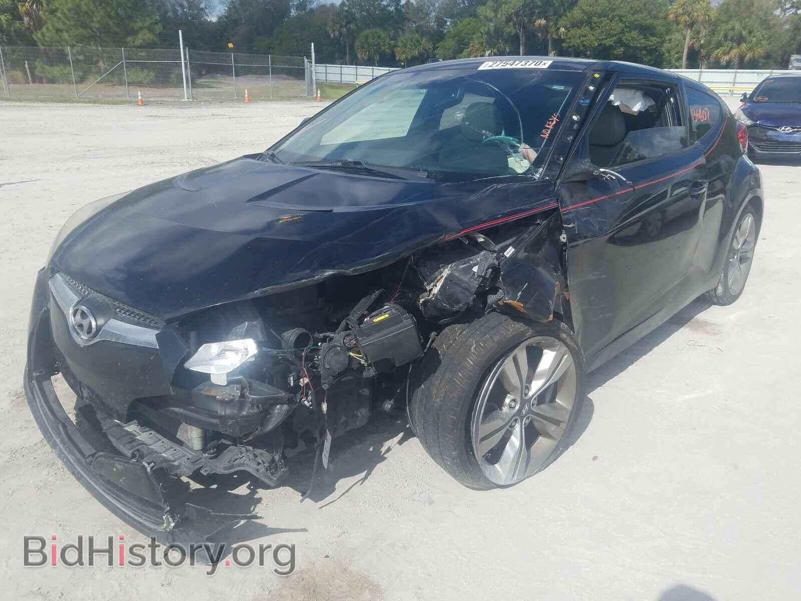 2013 HYUNDAI VELOSTER - VIN: KMHTC6AD1DU106945 - Фото 2