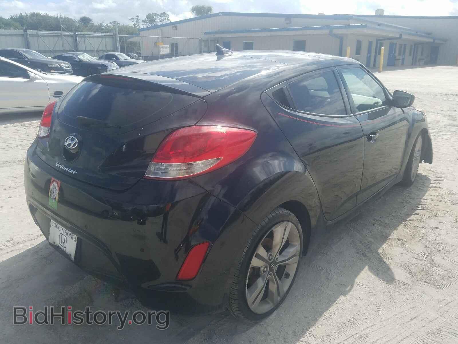 2013 HYUNDAI VELOSTER - VIN: KMHTC6AD1DU106945 - Фото 4