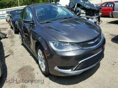 2015 Chrysler 200 200 Limite, черный — VIN 1C3CCCAB2FN738940, Copart