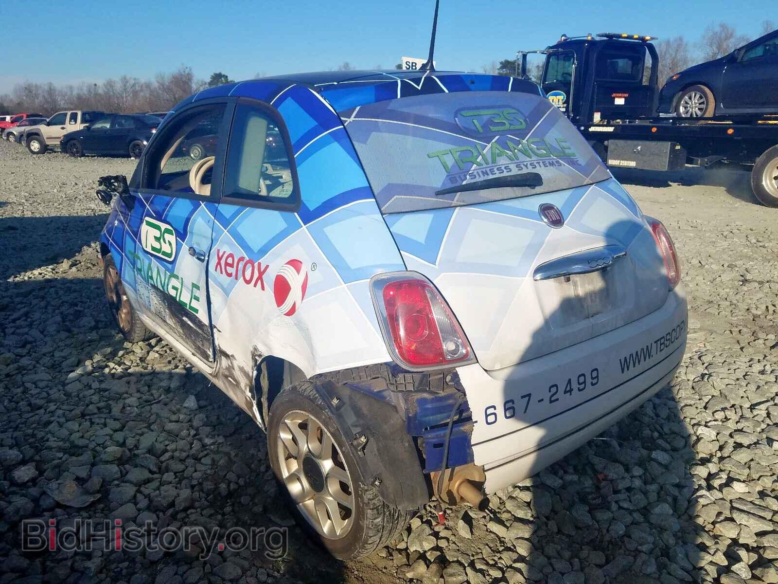 2012 FIAT 500 - VIN: 3C3CFFAR8CT130986 - Фото 3