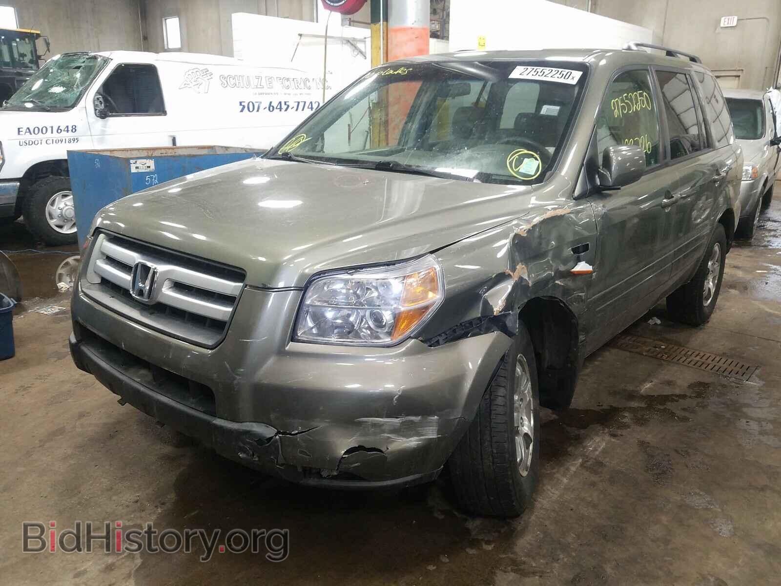 2008 HONDA PILOT EX - VIN: 5FNYF184X8B032997 - Фото 2