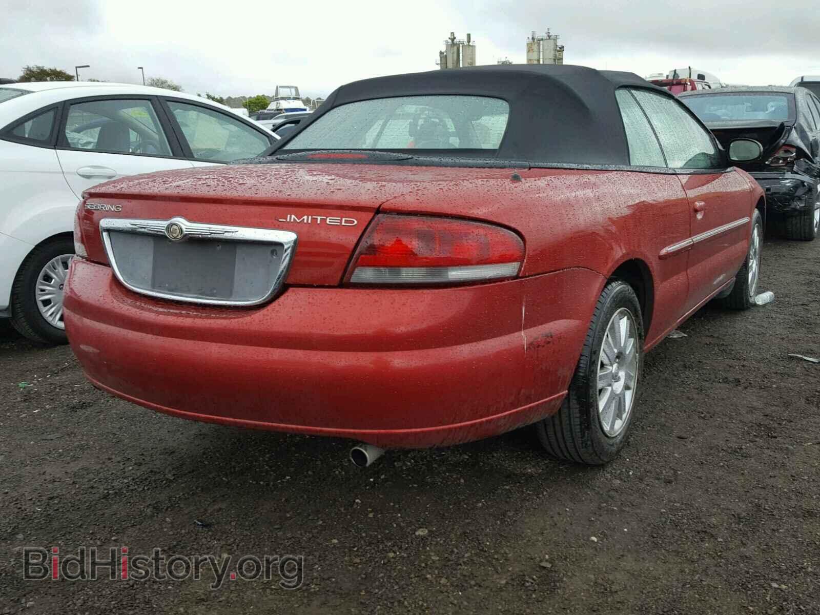 2004 CHRYSLER SEBRING - VIN: 1C3EL65R84N321675 - Фото 4