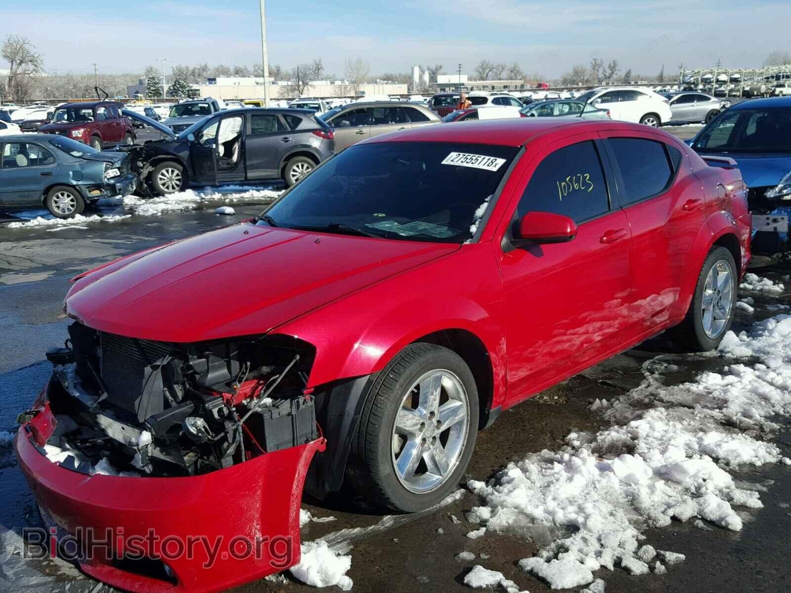 2013 DODGE AVENGER - VIN: 1C3CDZCB6DN549069 - Фото 2