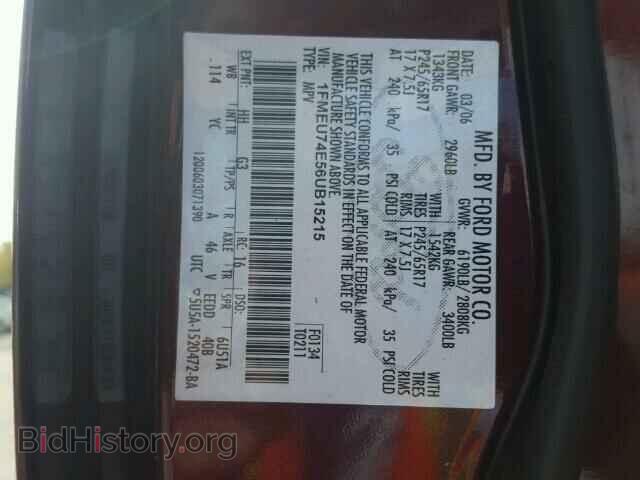 2006 FORD EXPLORER - VIN: 1FMEU74E56UB15215 - Photo 10