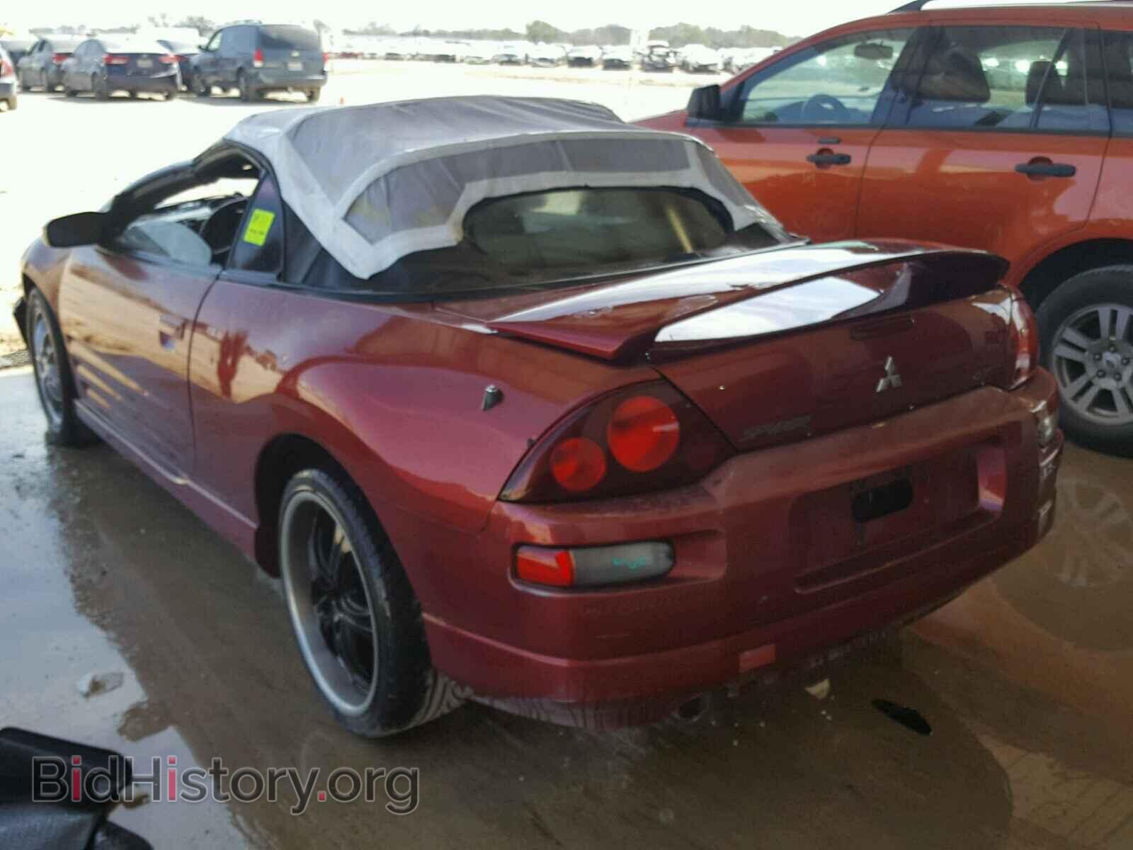 2002 MITSUBISHI ECLIPSE - VIN: 4A3AE85H92E039062 - Фото 3