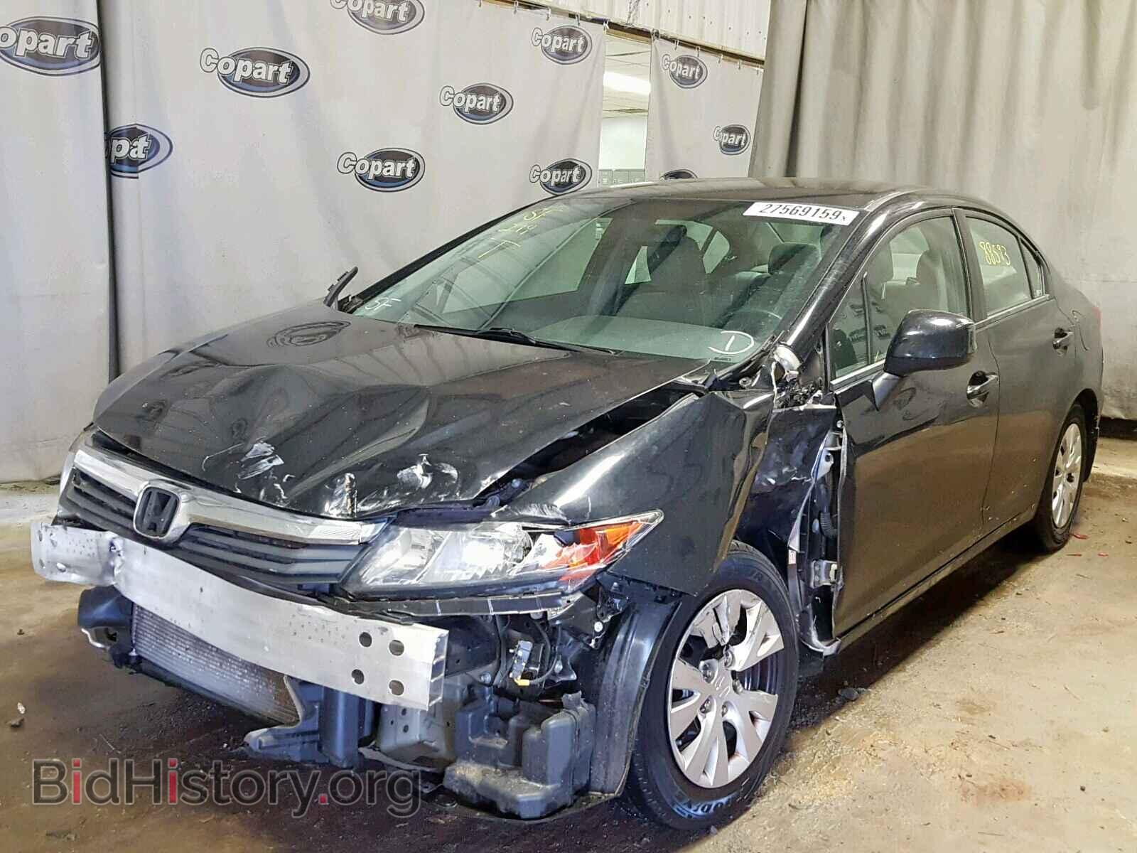 2012 HONDA CIVIC LX - VIN: 19XFB2F52CE075331 - Фото 2
