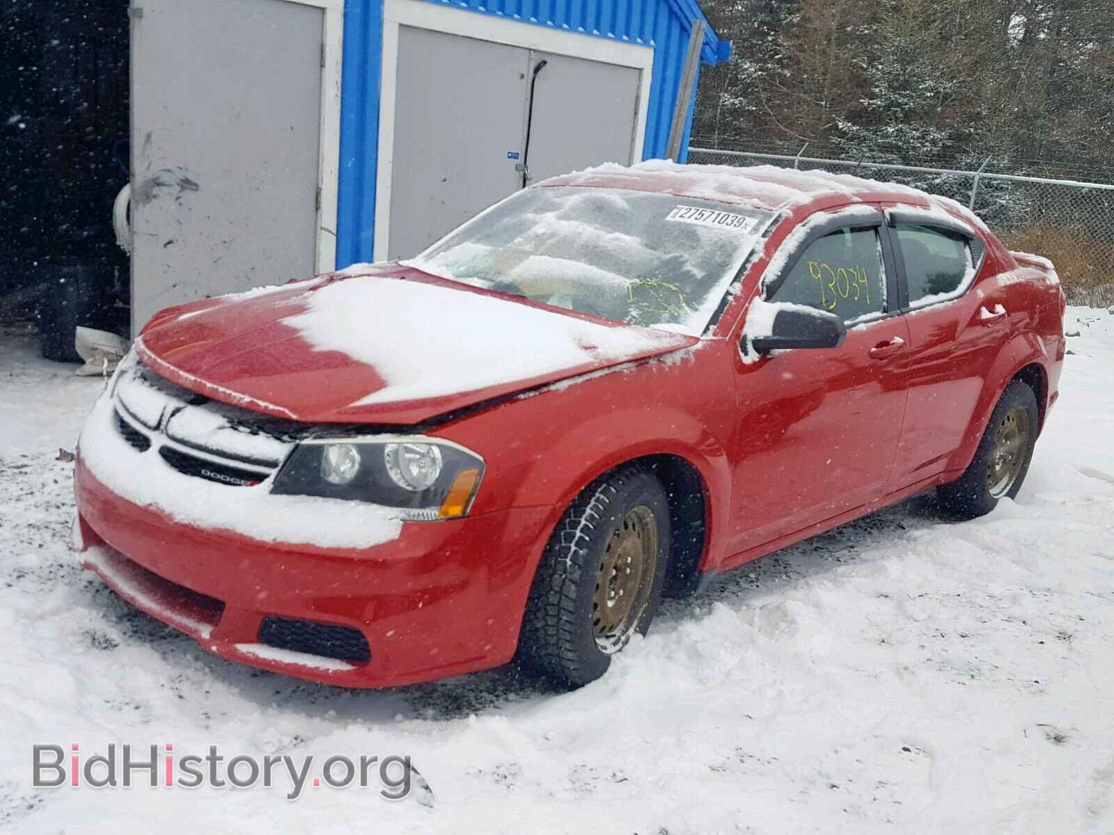 2013 DODGE AVENGER - VIN: 1C3CDZAB2DN638365 - Фото 2