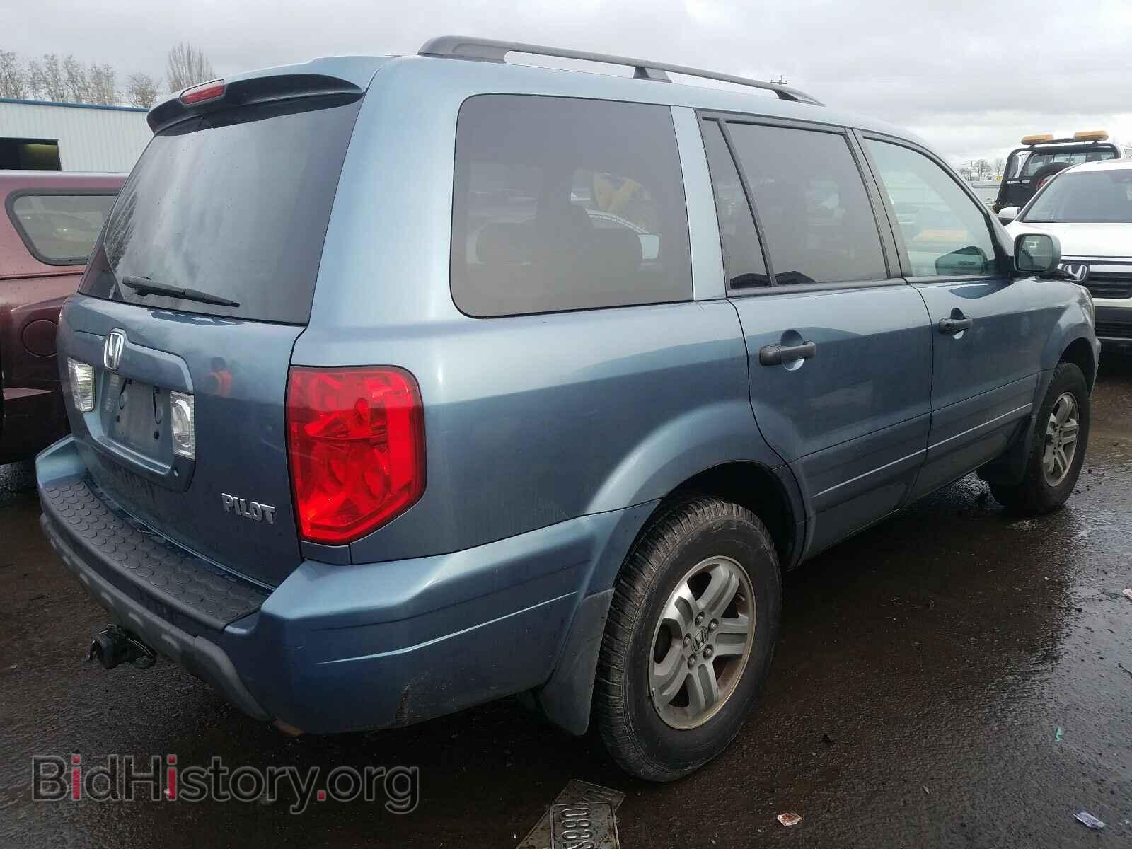 2005 HONDA PILOT - VIN: 2HKYF18605H563723 - Фото 4