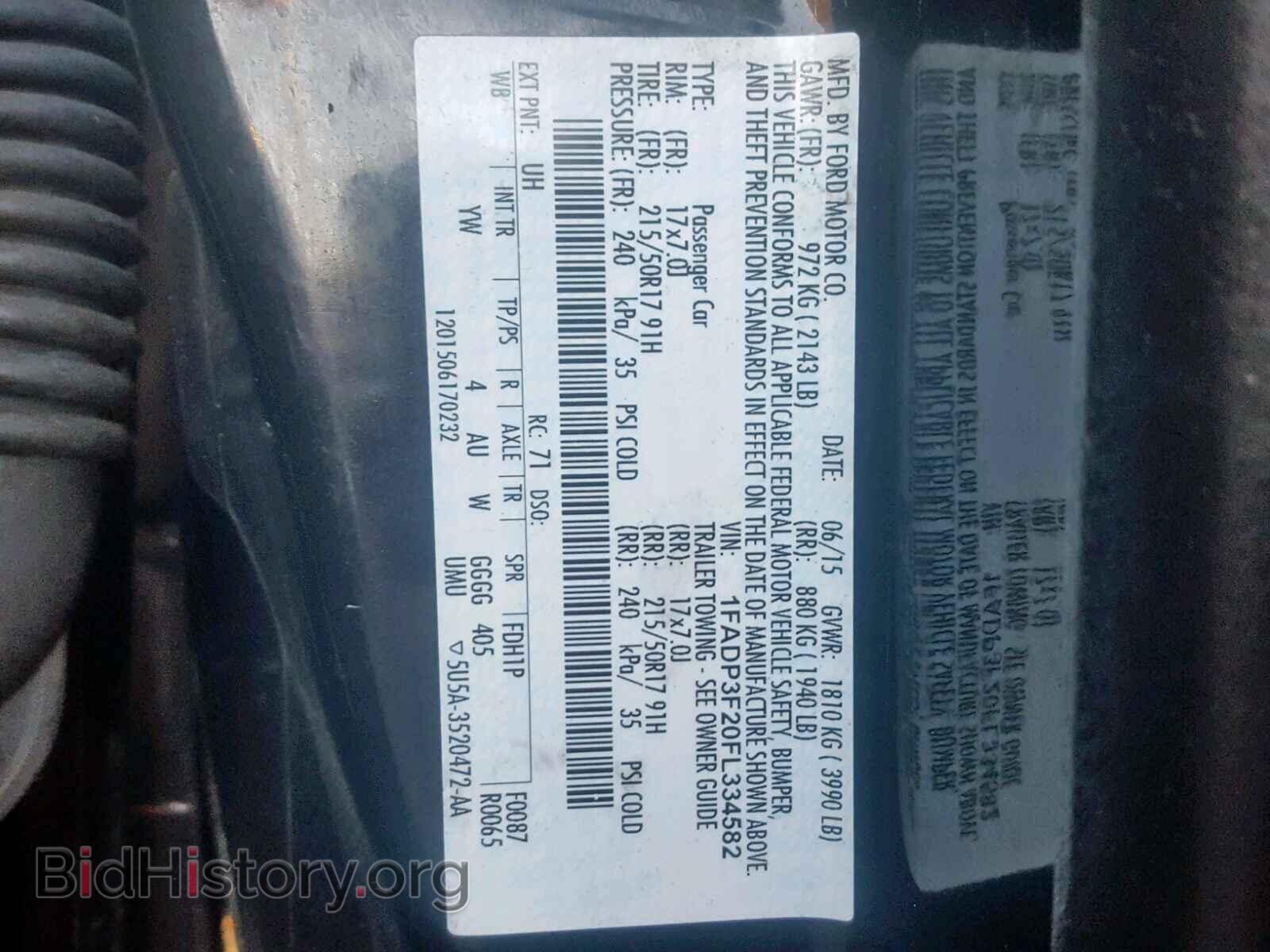 2015 FORD FOCUS SE - VIN: 1FADP3F20FL334582 - Фото 10
