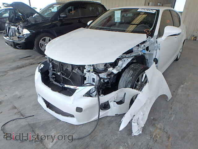 2012 LEXUS CT 200 - VIN: JTHKD5BH8C2086677 - Фото 2