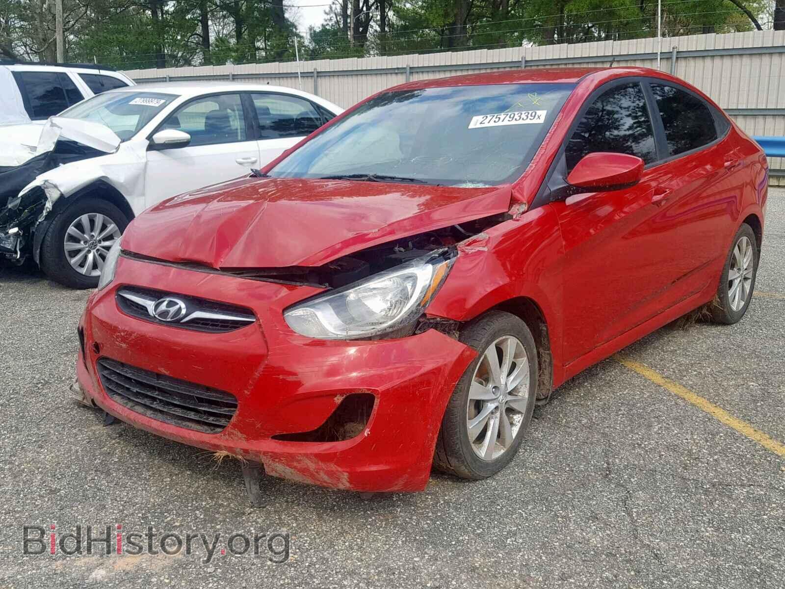 2012 HYUNDAI ACCENT - VIN: KMHCU4AE1CU138318 - Фото 2