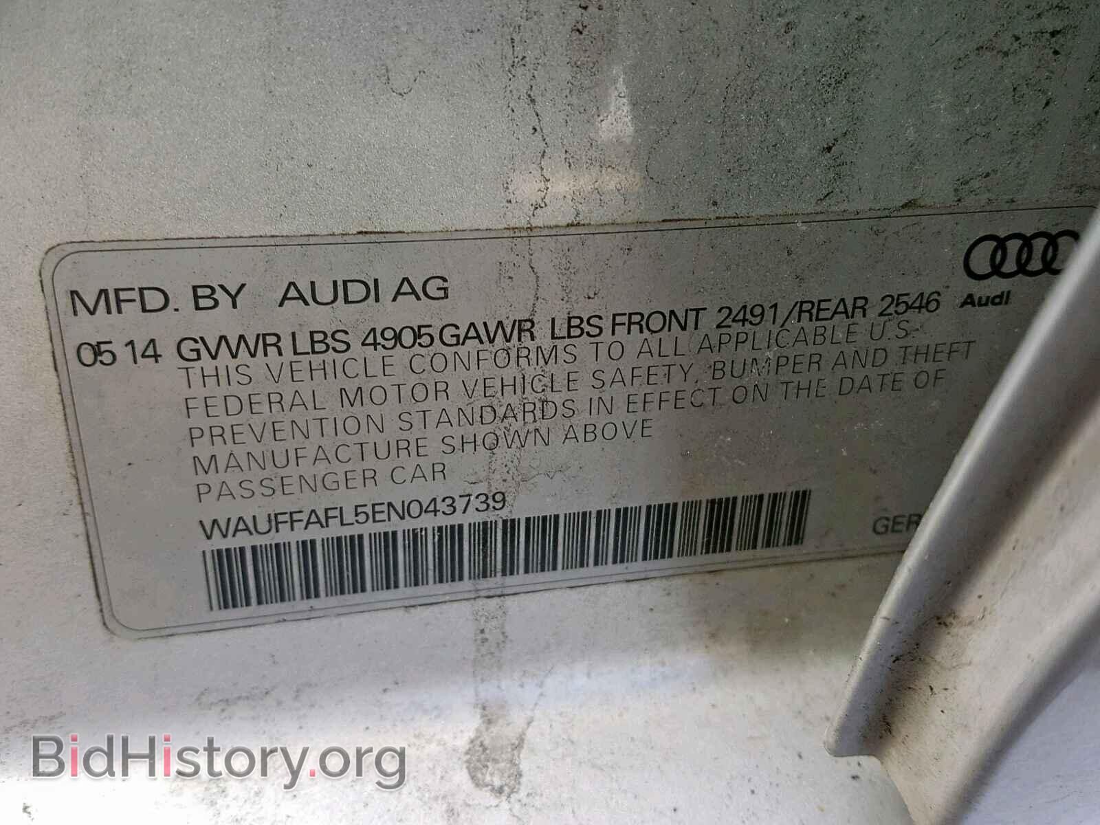 2014 AUDI A4 - VIN: WAUFFAFL5EN043739 - Photo 10