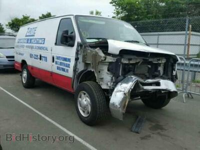 2010 Ford ECONOLINE, white — VIN 1FTNS2EW5ADA98199, Copart