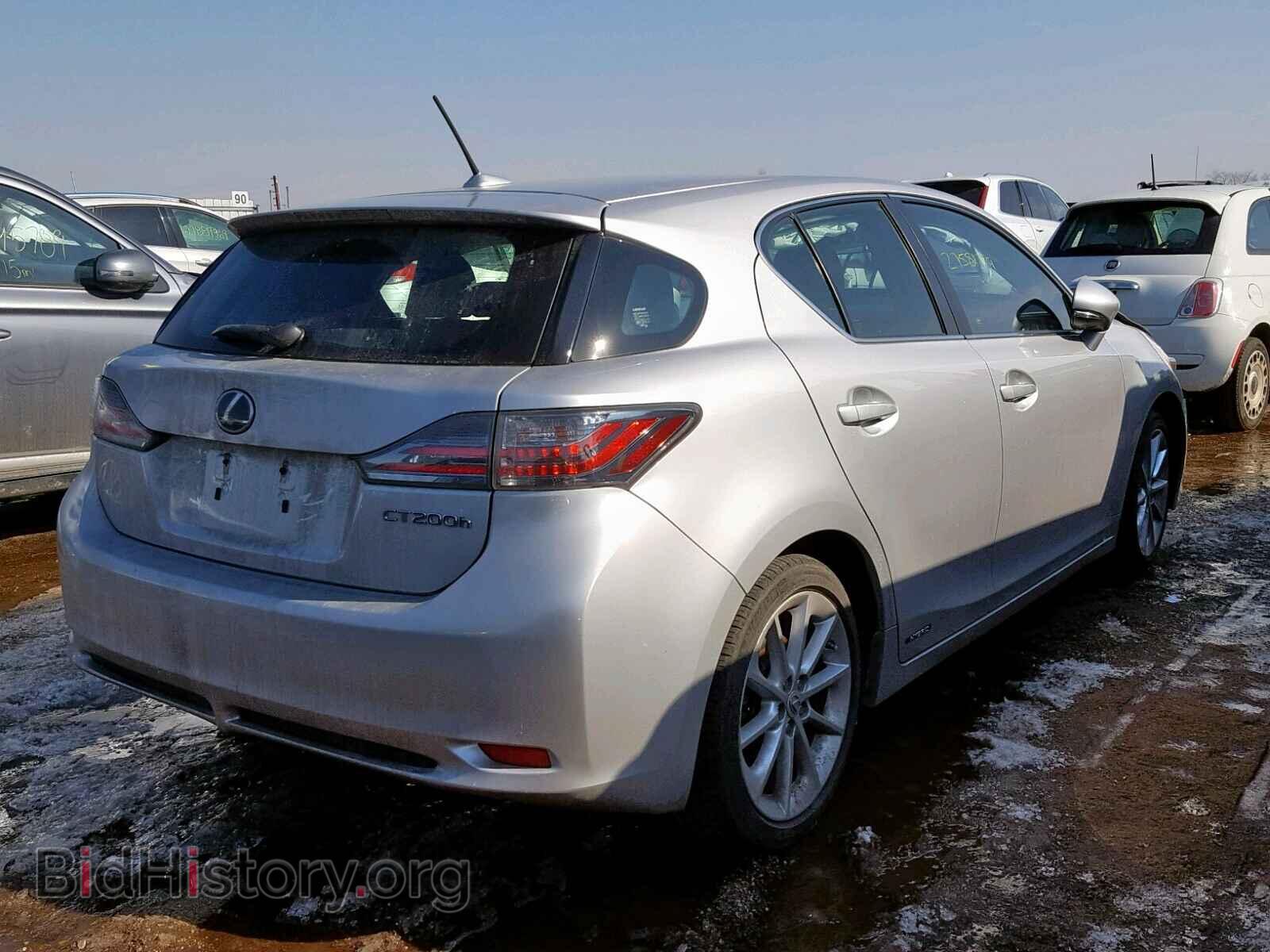 2011 LEXUS CT 200 - VIN: JTHKD5BH6B2022670 - Фото 4