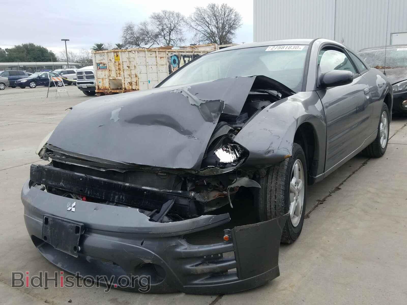 2003 MITSUBISHI ECLIPSE - VIN: 4A3AC34G93E020160 - Фото 2