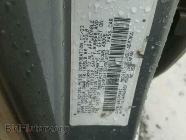 2003 TOYOTA COROLLA - VIN: JTDBR32E332003203 - Фото 10