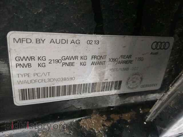 2013 AUDI A4 - VIN: WAUDFCFL3DN038590 - Фото 9