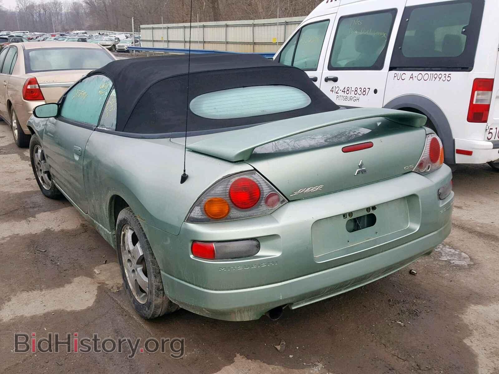 2003 MITSUBISHI ECLIPSE - VIN: 4A3AE45G73E072515 - Фото 3