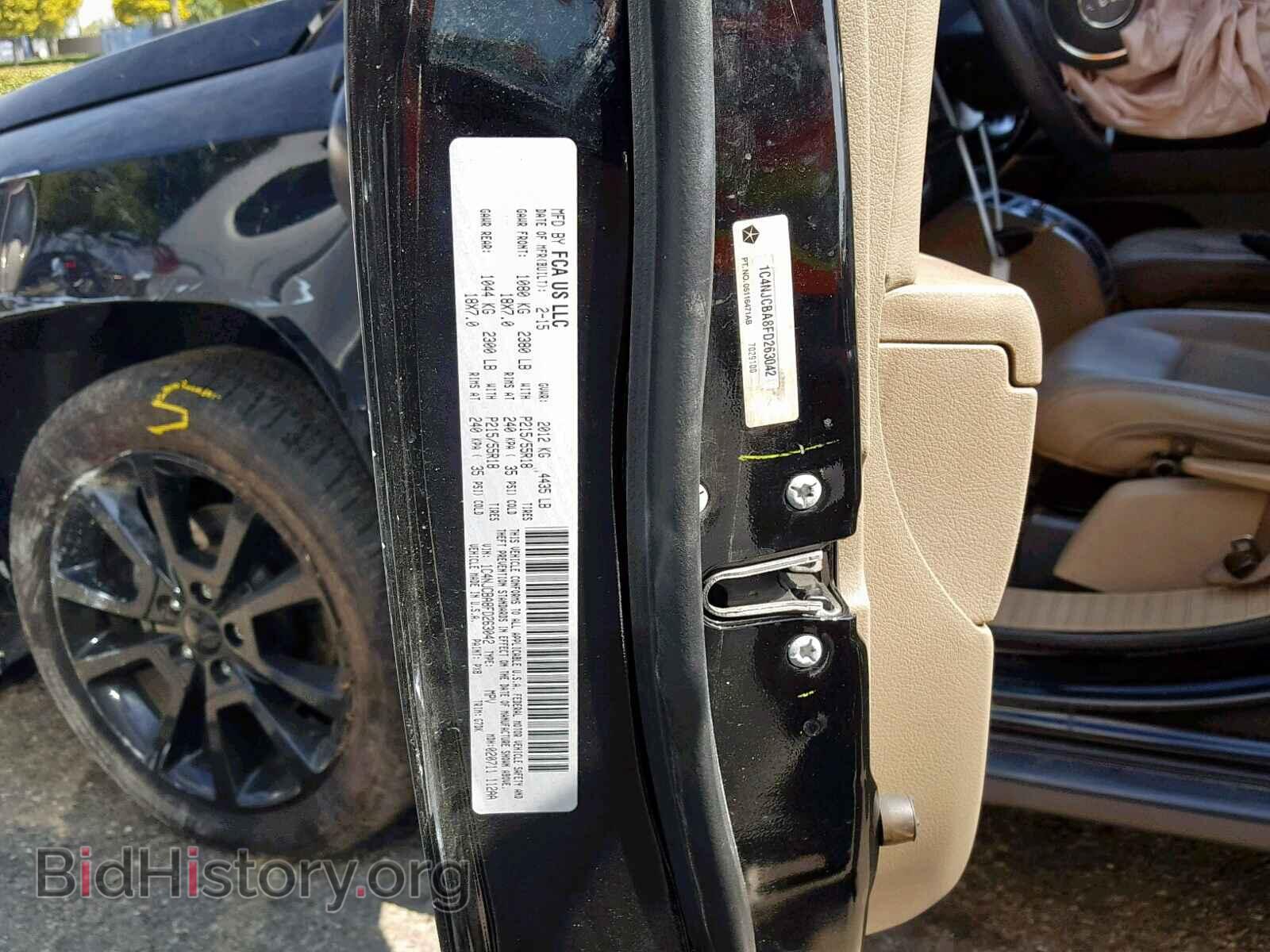 2015 JEEP COMPASS SP - VIN: 1C4NJCBA8FD263042 - Photo 10