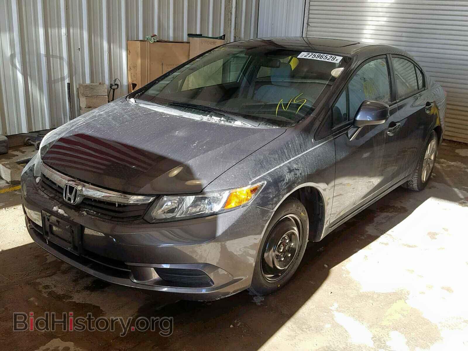 2012 HONDA CIVIC - VIN: 2HGFB2F83CH607895 - Фото 2