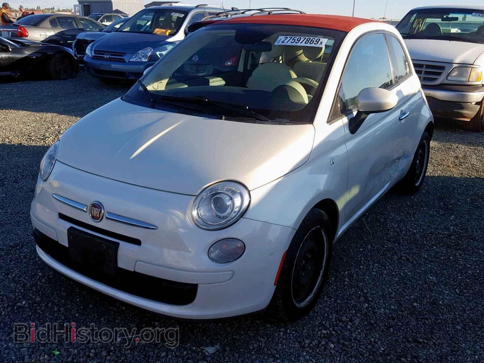 2013 FIAT 500 - VIN: 3C3CFFDR8DT698376 - Фото 2