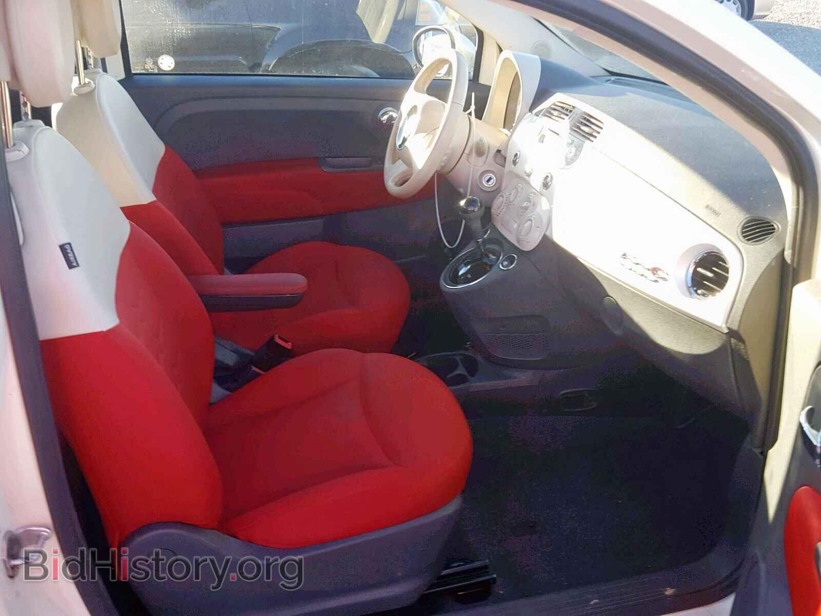 2013 FIAT 500 - VIN: 3C3CFFDR8DT698376 - Фото 5