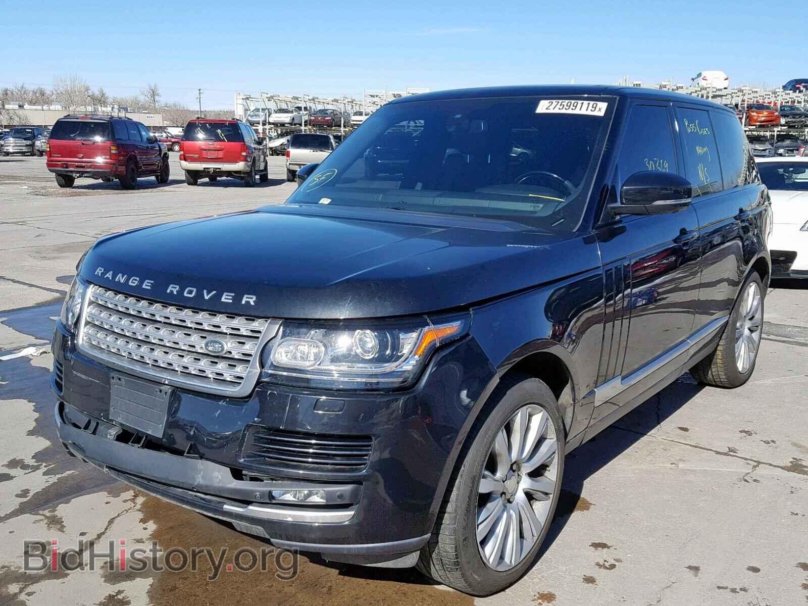 2014 LAND ROVER RANGE ROVE - VIN: SALGS2TF2EA196005 - Фото 2