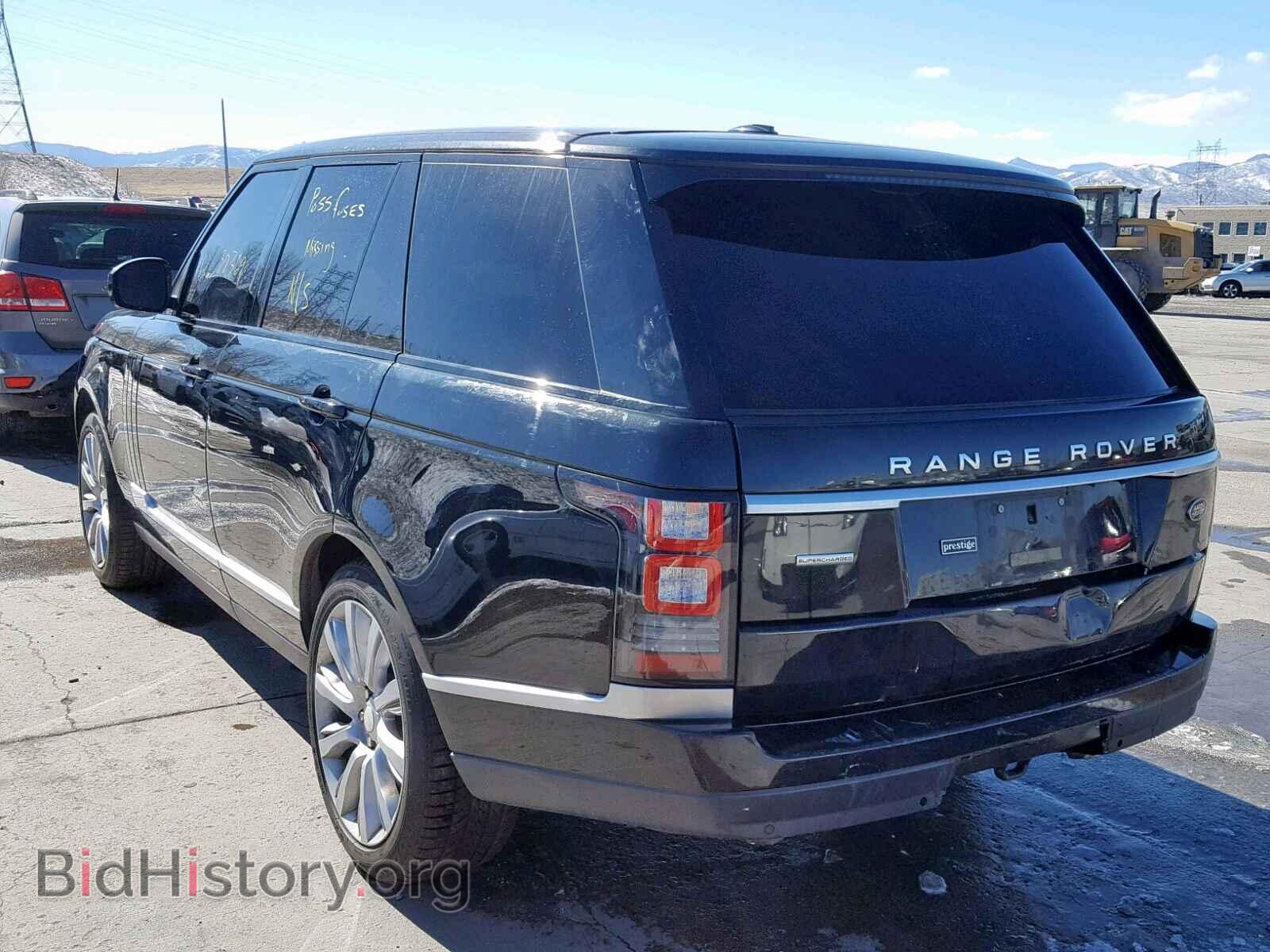2014 LAND ROVER RANGE ROVE - VIN: SALGS2TF2EA196005 - Фото 3