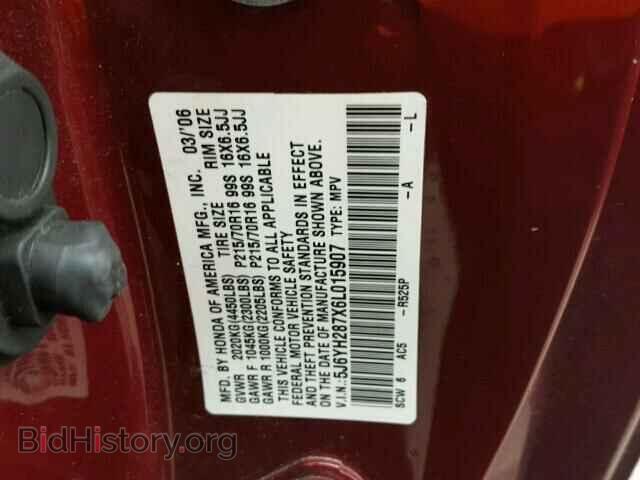 2006 HONDA ELEMENT - VIN: 5J6YH287X6L015907 - Фото 10