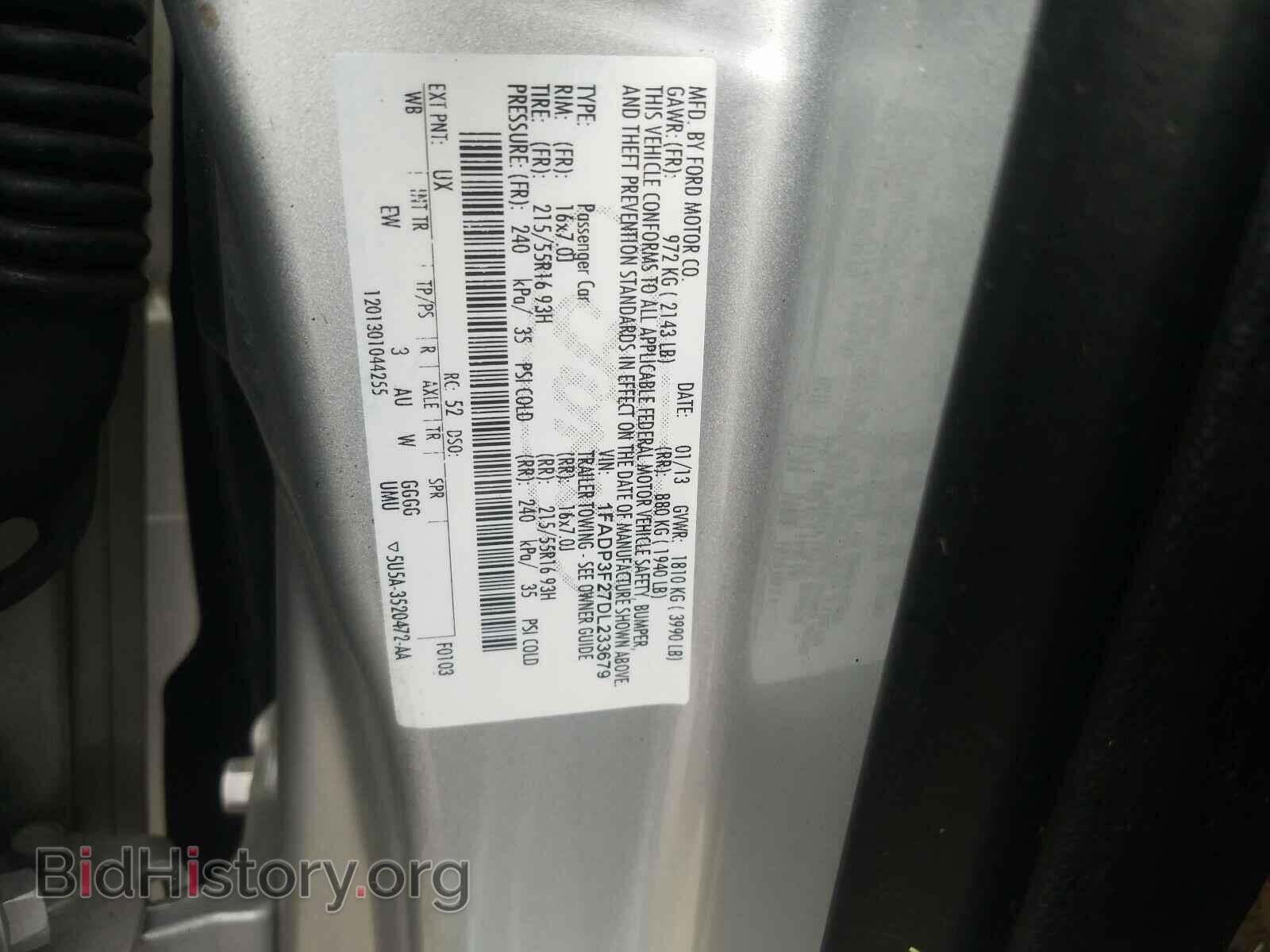2013 FORD FOCUS SE - VIN: 1FADP3F27DL233679 - Photo 10