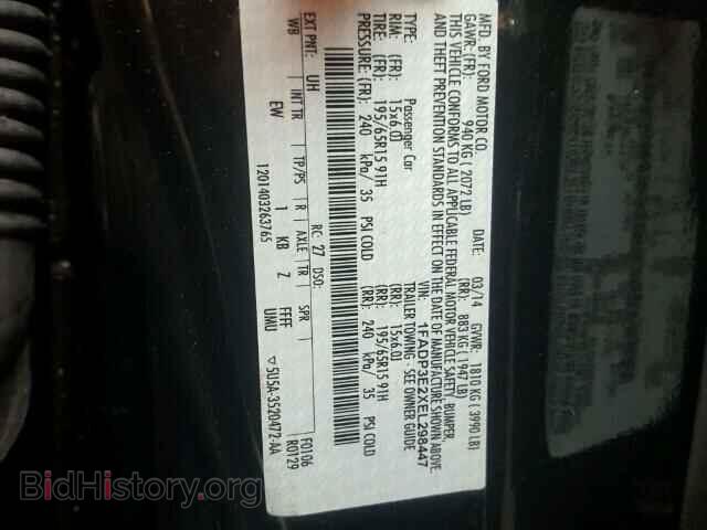2014 FORD FOCUS - VIN: 1FADP3E2XEL298447 - Photo 10
