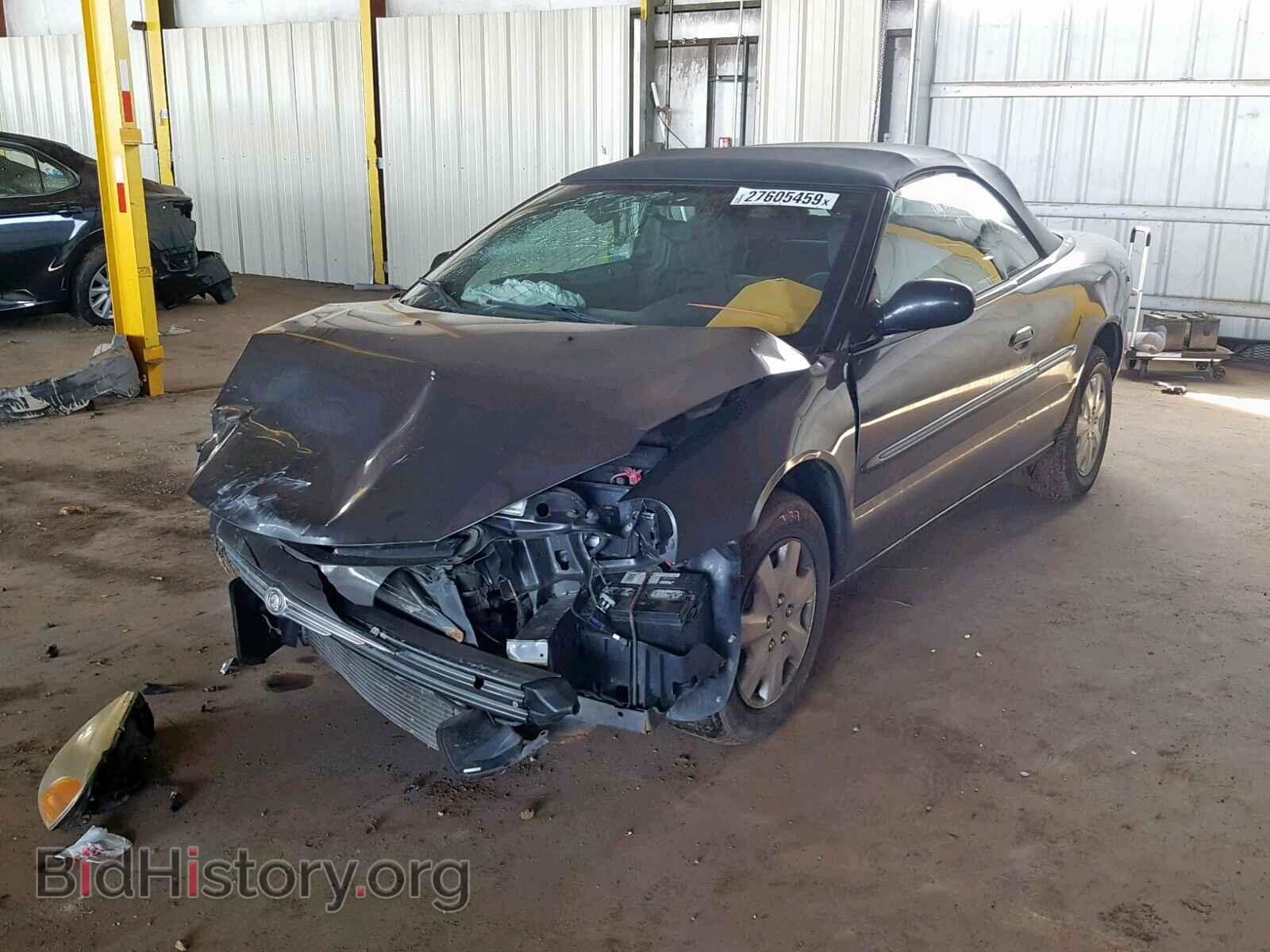 2004 CHRYSLER SEBRING - VIN: 1C3EL45X54N235484 - Фото 2