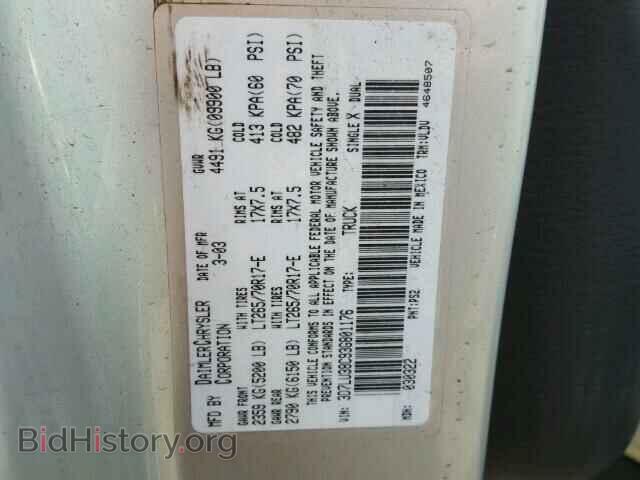 2003 DODGE RAM 3500 - VIN: 3D7LU38C93G801176 - Фото 10