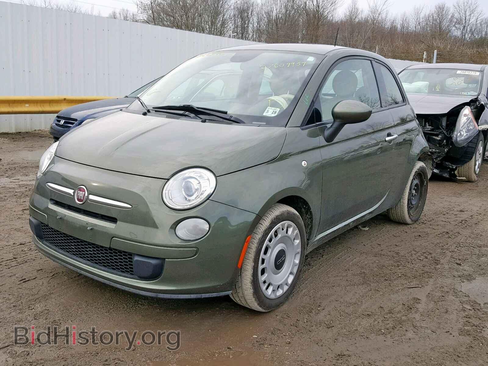 2014 FIAT 500 - VIN: 3C3CFFAR3ET262802 - Фото 2