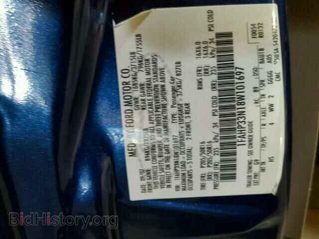 2008 FORD FOCUS - VIN: 1FAHP33N18W101697 - Фото 9