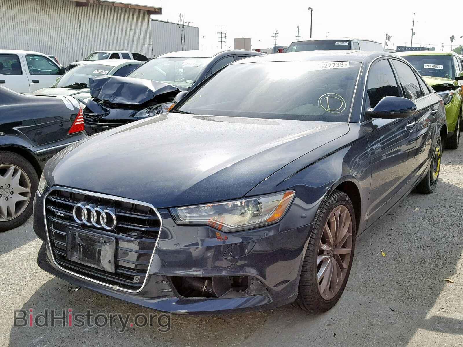2014 AUDI A6 - VIN: WAUGFAFC7EN105291 - Фото 2