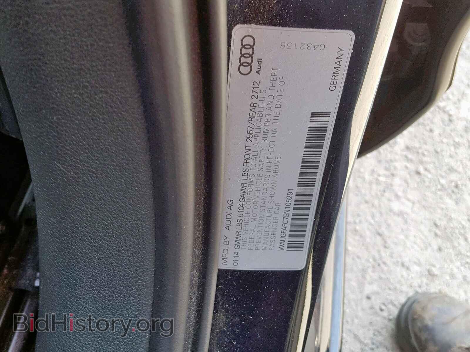 2014 AUDI A6 - VIN: WAUGFAFC7EN105291 - Фото 10