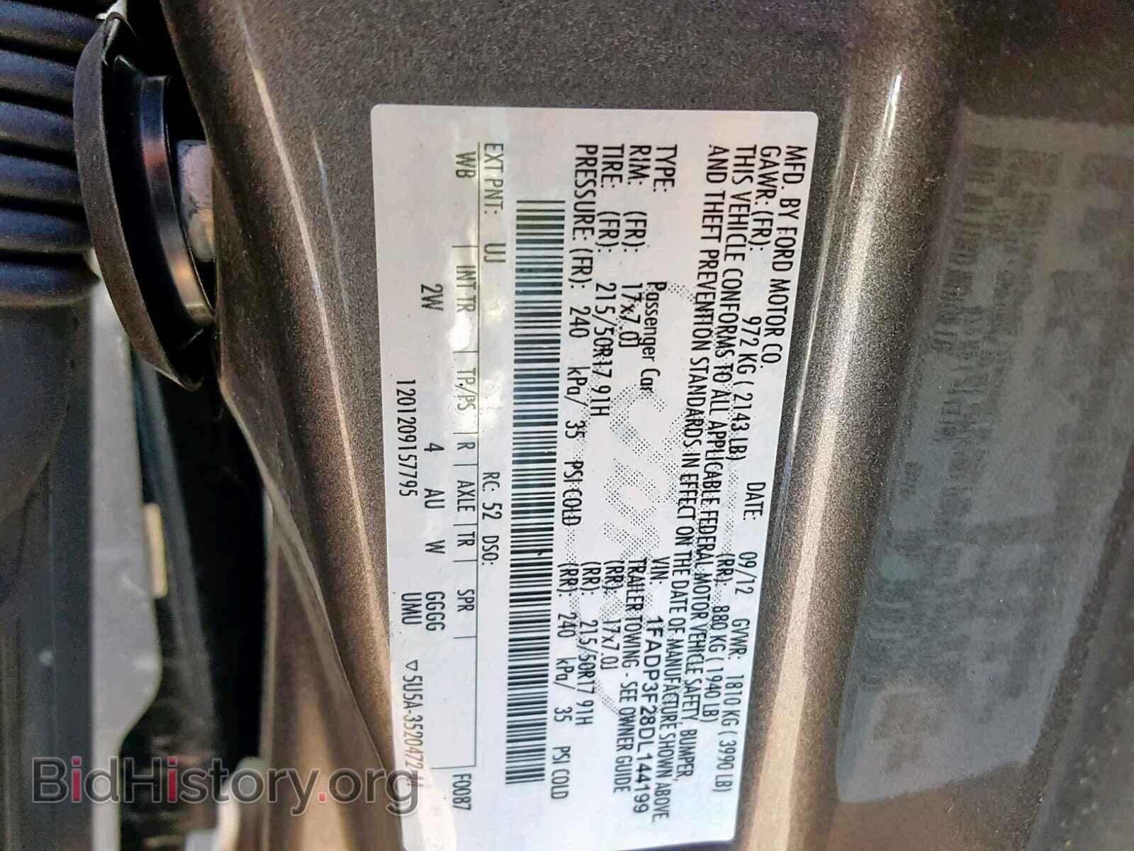 2013 FORD FOCUS SE - VIN: 1FADP3F28DL144199 - Фото 10