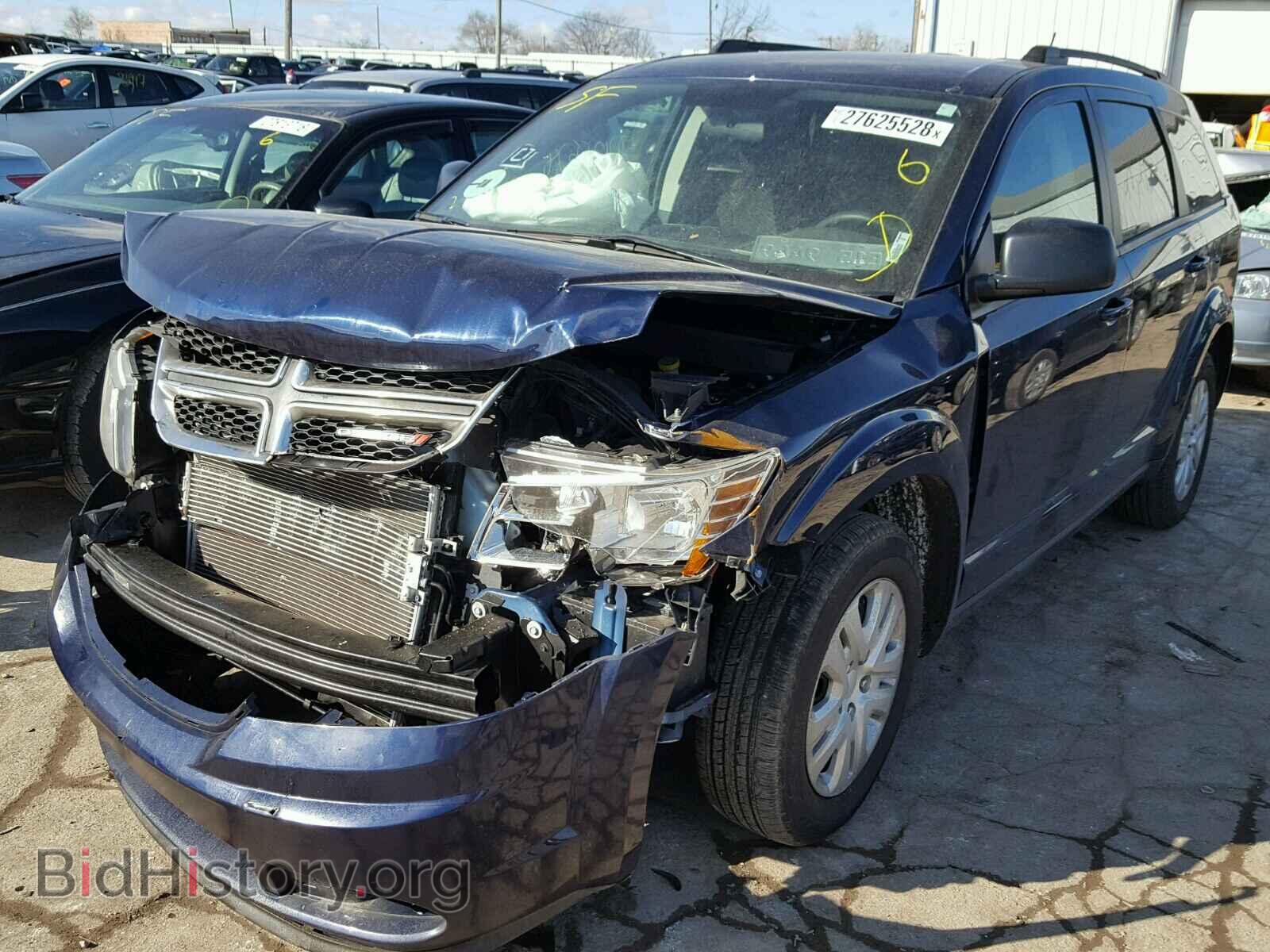 2017 DODGE JOURNEY - VIN: 3C4PDCAB6HT582494 - Фото 2