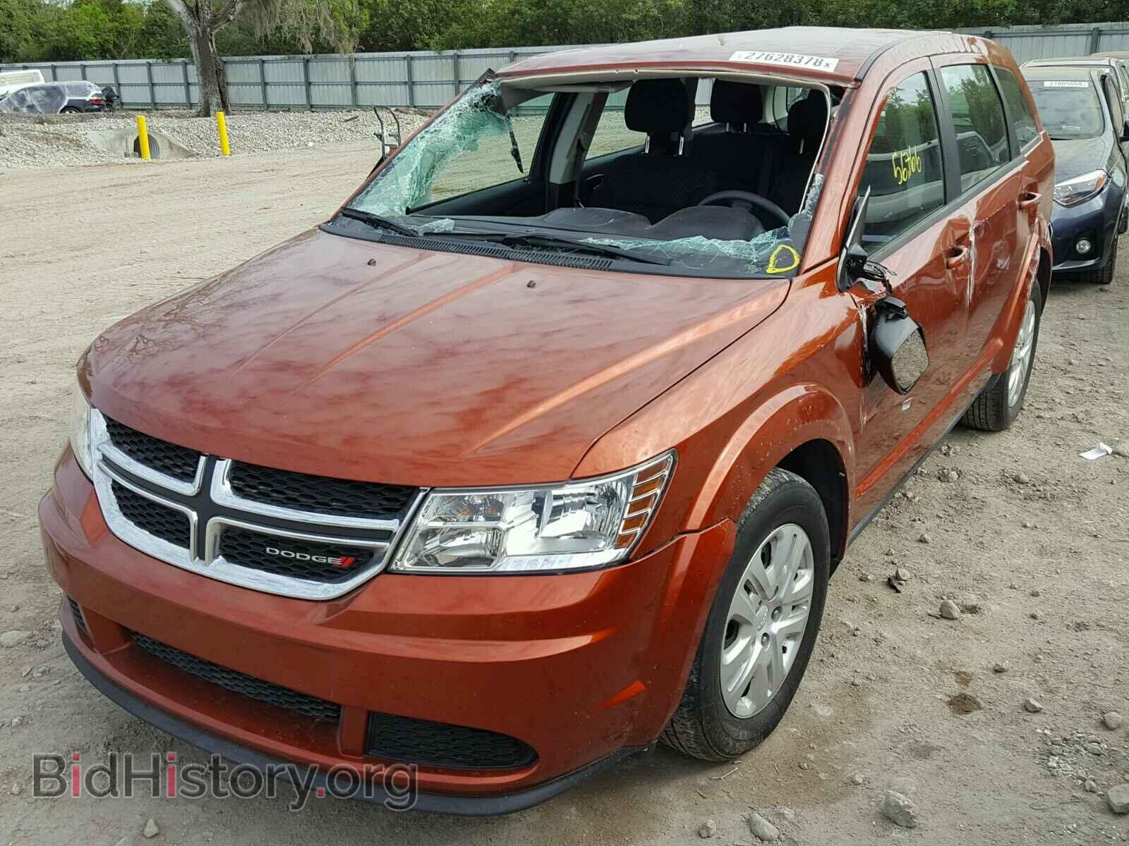 2014 DODGE JOURNEY - VIN: 3C4PDCAB4ET287910 - Фото 2