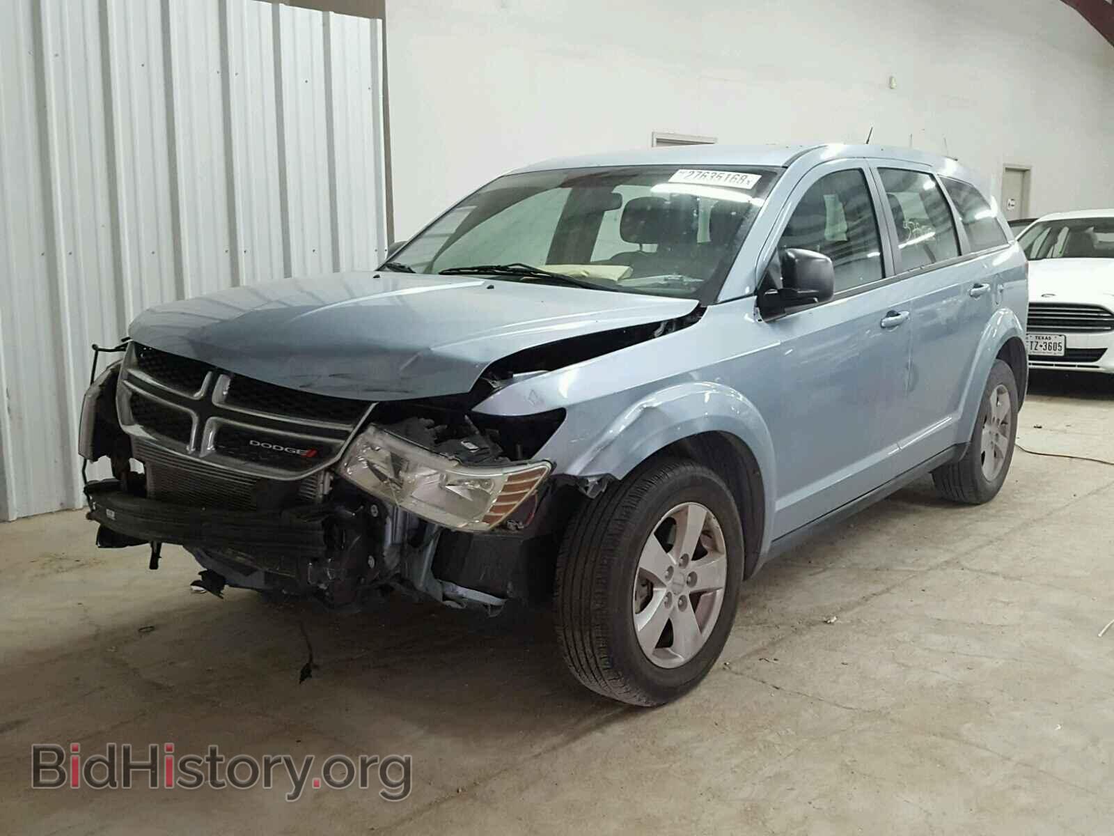 2013 DODGE JOURNEY - VIN: 3C4PDCAB2DT567484 - Фото 2