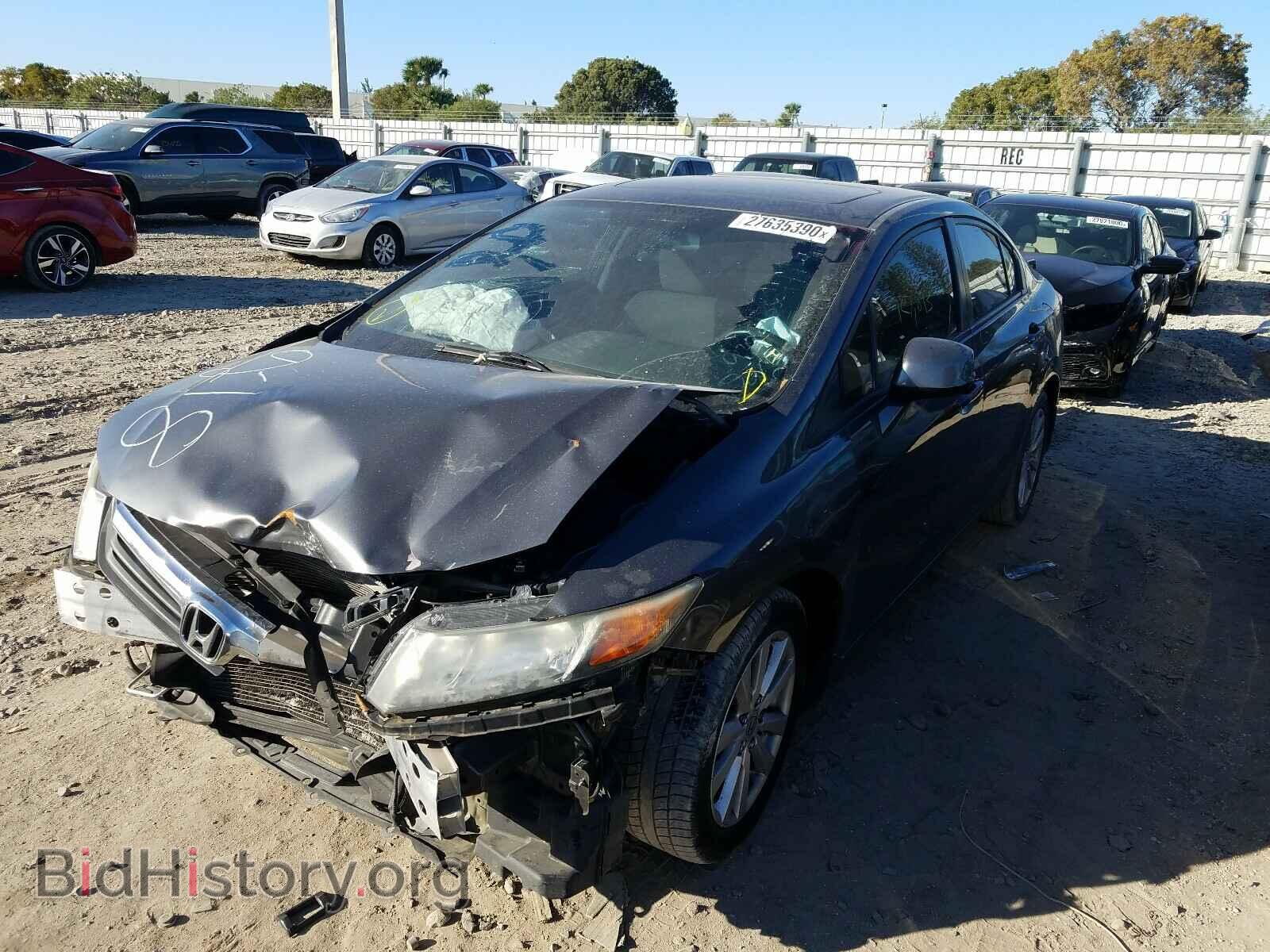 2012 HONDA CIVIC - VIN: 2HGFB2F83CH329306 - Фото 2