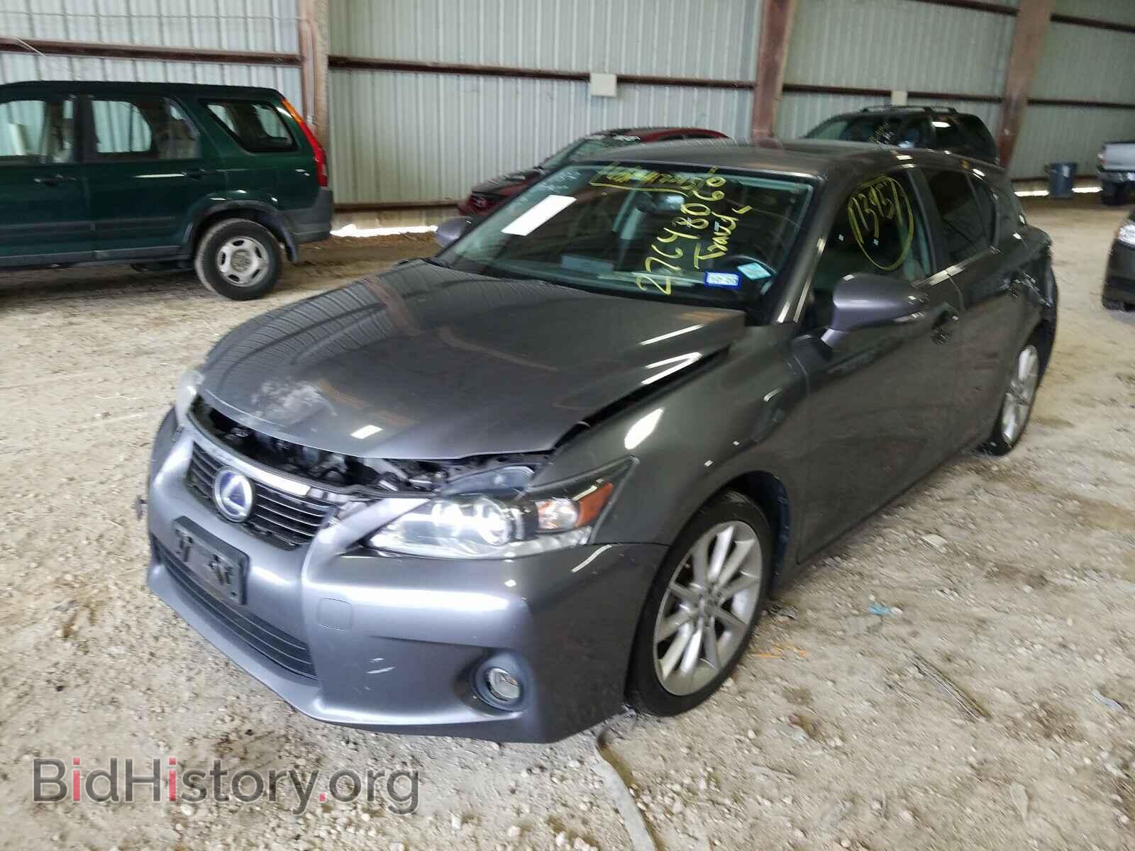 2012 LEXUS CT 200 - VIN: JTHKD5BHXC2117315 - Фото 2