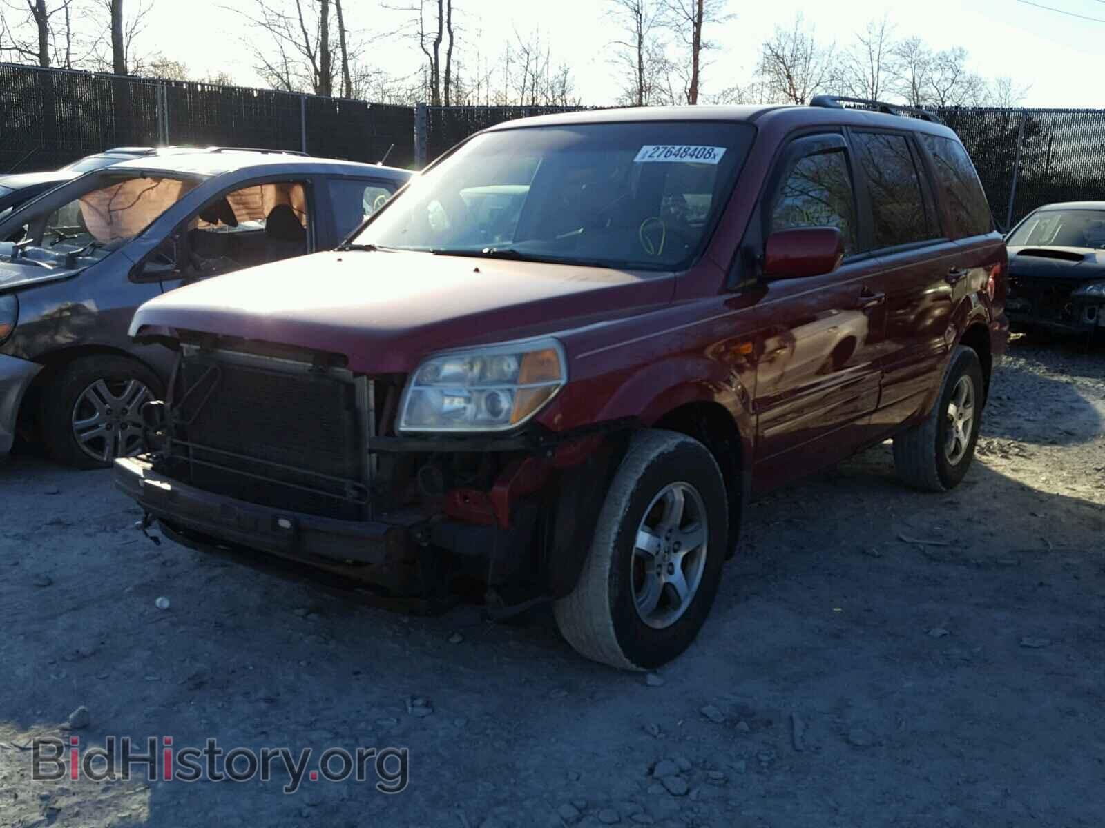 2006 HONDA PILOT - VIN: 5FNYF28516B005635 - Фото 2