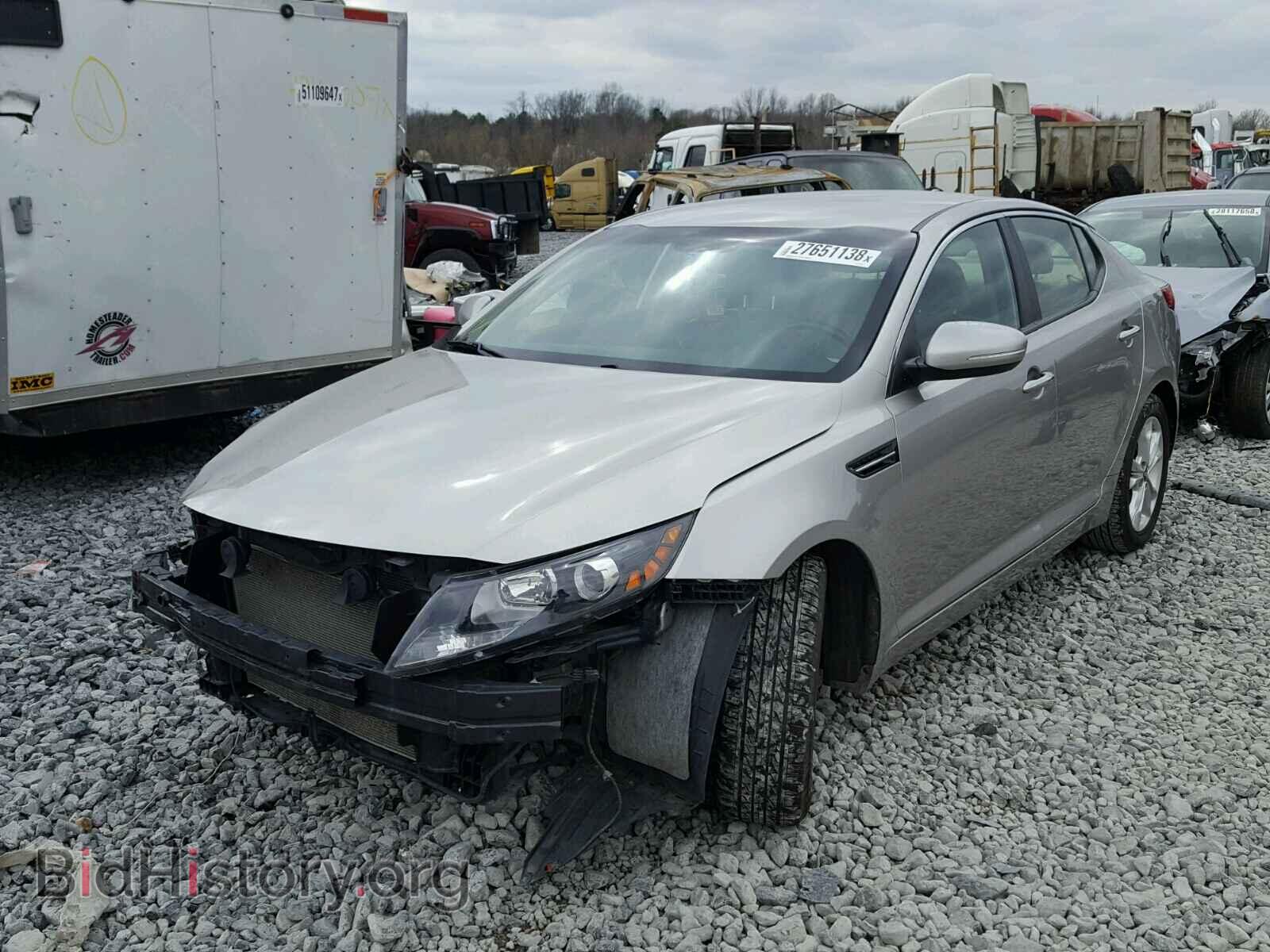2011 KIA OPTIMA - VIN: KNAGN4A76B5076652 - Фото 2