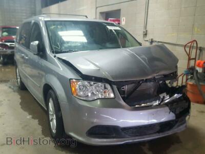 2016 Dodge CARAVAN Grand Cara, серебристый — VIN 2C4RDGCG7GR323751, Copart