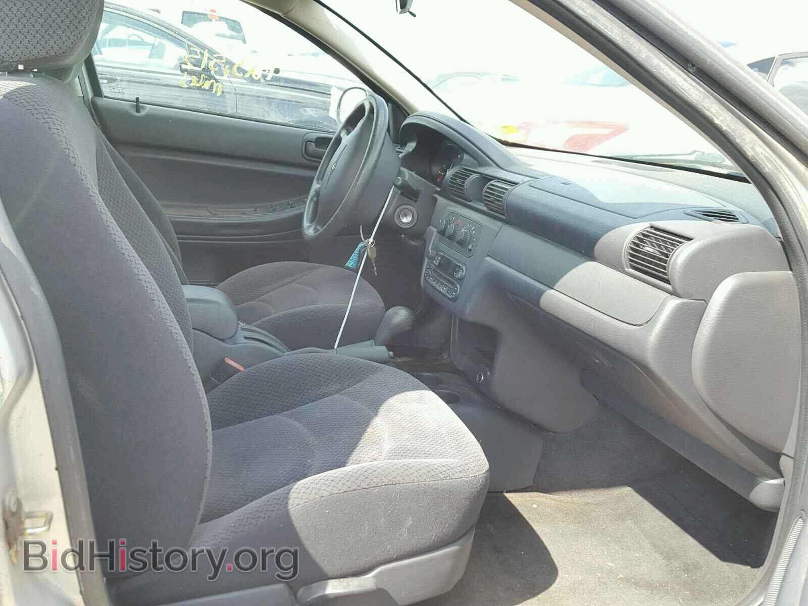 2004 CHRYSLER SEBRING - VIN: 1C3EL46J84N375006 - Фото 5