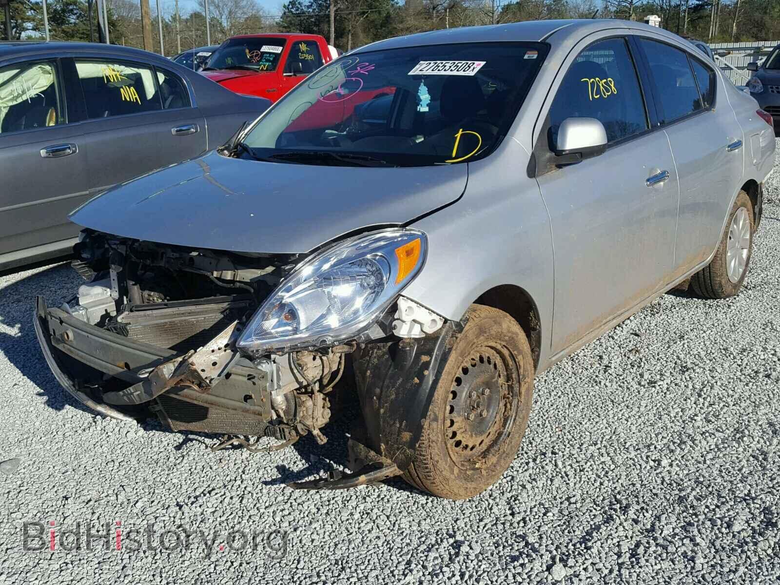 2014 NISSAN VERSA - VIN: 3N1CN7AP1EL832396 - Фото 2